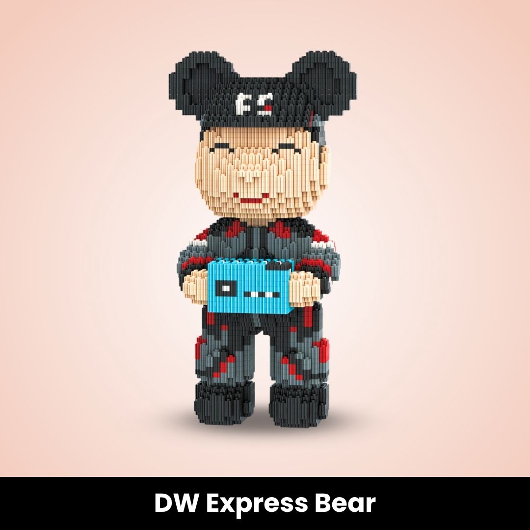 Mini-Bär zum Zusammenbauen (32cm)